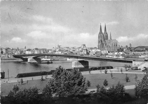 BG16683 deutzer brücke koln am rhein germany CPSM 14,5x9cm