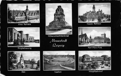 BG15322 MESSESTADT LEIPZIG MULTI VIEWS GERMANY CPSM 14x9cm