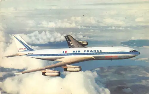 B57140 airplains avions Air France Boeing 707 Intercontinental