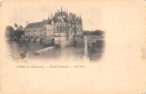 BR72386 chateau de chenonceaux Fassade orientale france