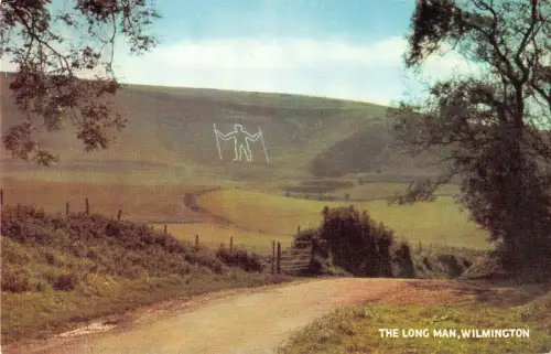 BR66705 the long man wilmington 14x9cm
