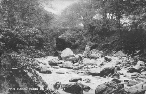uk740 llugwy capel curig wales real photo uk