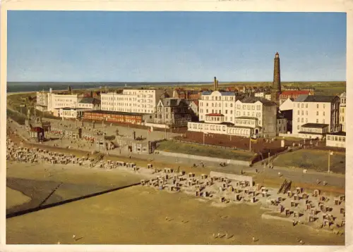 BG3339 nordseebad borkum CPSM 15x9,5cm germany