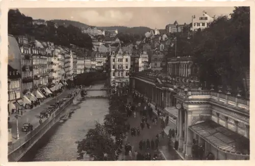 BG34157 weltbad karlsbad felsenquelle und mühlbrunn kolonnade tschechisch