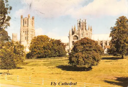 uk1815 ely cathedral real photo uk