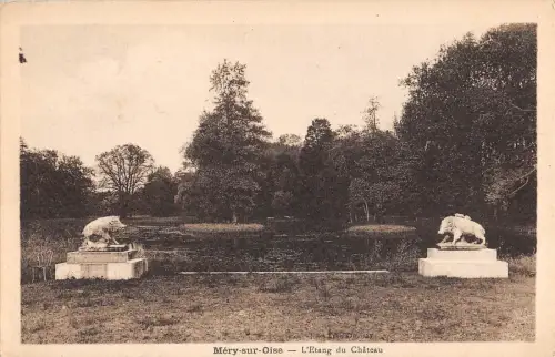 BR73047 mery sur oise l etang du chateau france