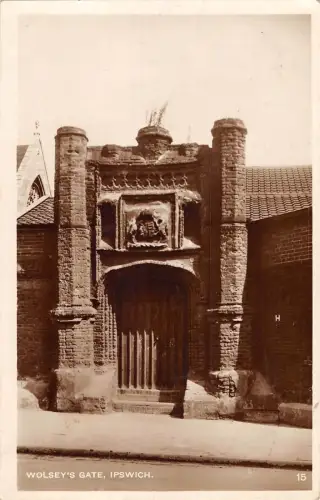 uk22360 wolseys gate ipswich real photo uk