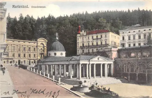 BG34117 marianske lazne kreuzbrunnen marienbad tschechisch