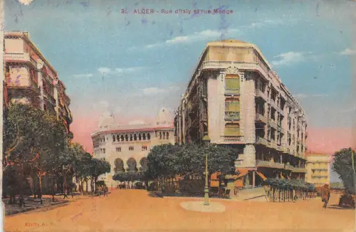 BR44686 Rue d ilsy et rue monge algeria