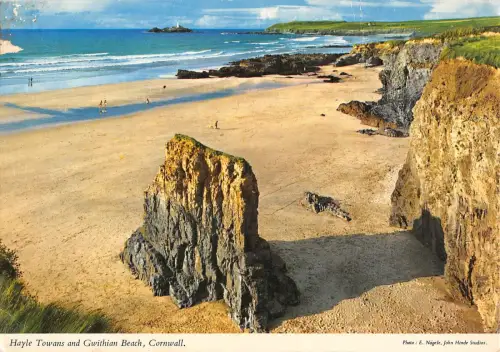 uk4573 hayle towans and gwithian beach uk