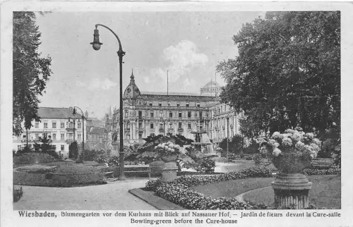 B93730 Bowlinggrün vor dem Kurhaus Wiesbaden Deutschland