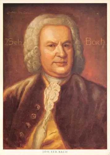 Lot228 joh seb bach gemälde postkarte ackermanns sammelband musiker deutschland