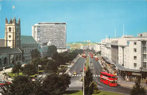 uk10535 royal parade plymouth uk autobus double decker