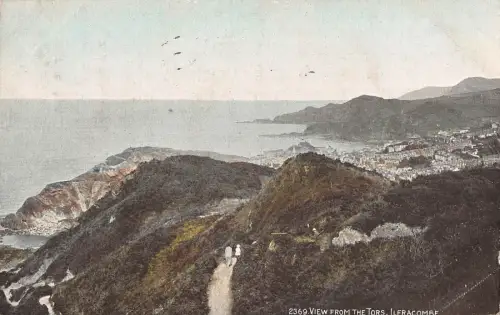 uk2782 view from the torrs ilfracombe uk