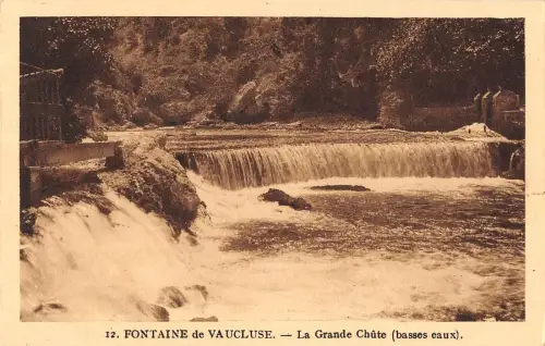BF5884 fontaine de vaucluse la grande chute france Frankreich