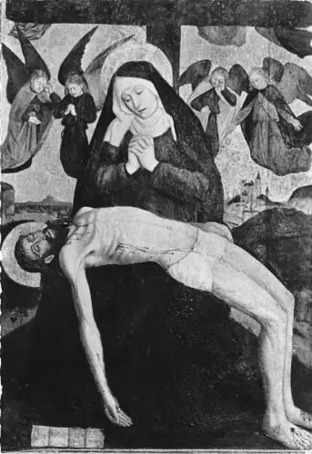 BR7824 Schönes Monastere de Cimiez La Pieta de Louis Brea Postkarte Frankreich