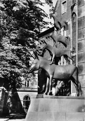 BG3352 bremen die bremer stadtmusikanten CPSM 15x9,5cm germany