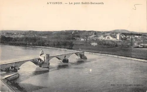 BF10390 le pont saint benezeth avignon france Frankreich