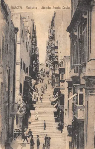 BR46672 Valletta Strada santa Lucia Malta