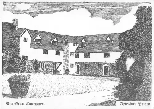 uk4894 great courard aylesford priory uk