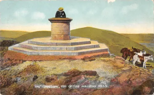 uk18044 the toposcope top of the hill malvern uk