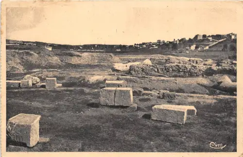 BF35856 carthage tunisia ruines des thermes front/back scan