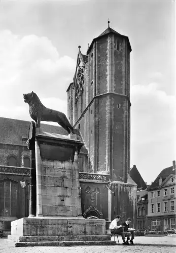 BG22501 braunschweig dom mit burglowen germany CPSM 14,5x9cm