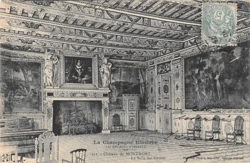 BF10463 chateau de montmort la champagne illustree france Frankreich