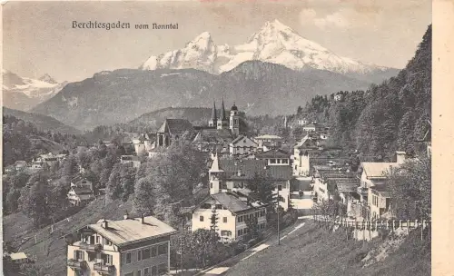 B37475 Berchtesgaden vom Nonntal Deutschland