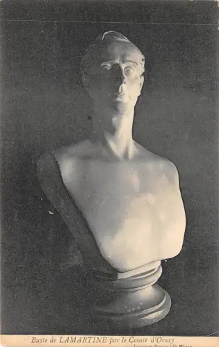 BF2993 buste de lamartine par le comte d orsay Postkarte Frankreich