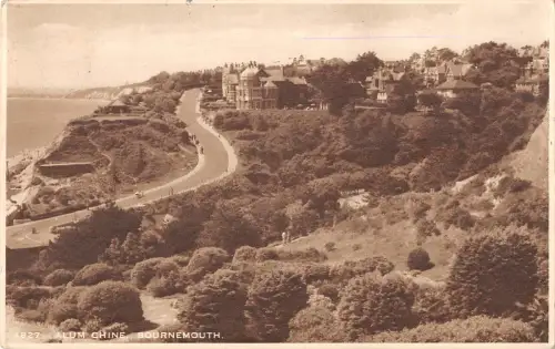 uk21100 alum chine bournemouth real photo uk