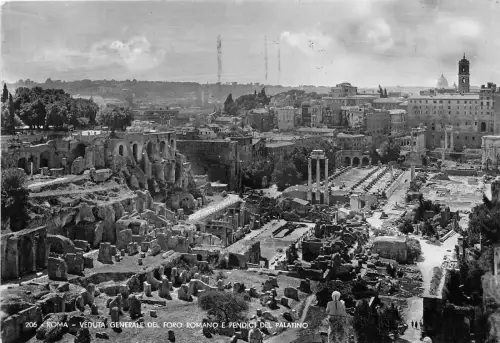 BG7094 veduta generale del foro romano roma italy CPSM 15x10,5cm