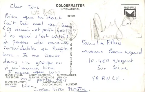 uk8451 around suffolk uk