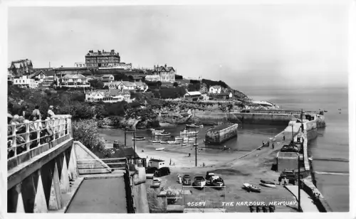uk28988 the harbour newquay real photo uk