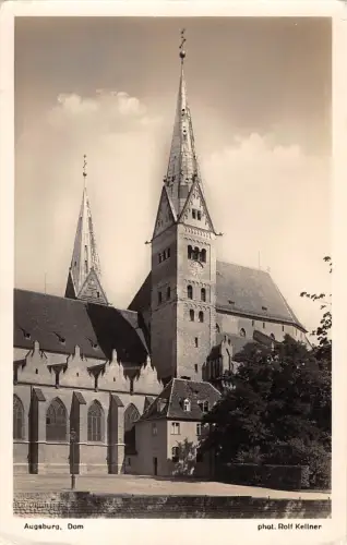 B98213 Augsburg Dom Echtfoto Deutschland