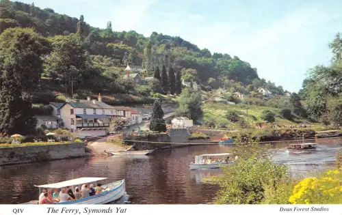 uk1712 the ferrry symonds yat ship real photo uk