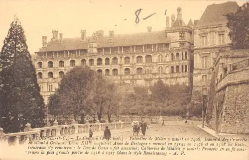 BF9837 blois le chateau valentine de milan y meurt en france Frankreich