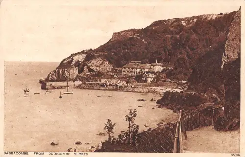 uk3108 babbacombe devon real photo uk