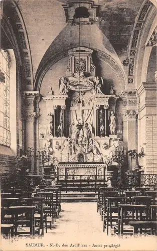 BF7734 saumur n d des ardilliers autel privilege france Frankreich