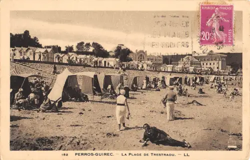 BR73134 perros guirec la plage de trestraou france