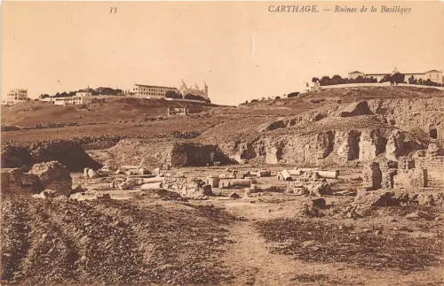 B91507 Karthago Ruines de la Basiliques Tunisia