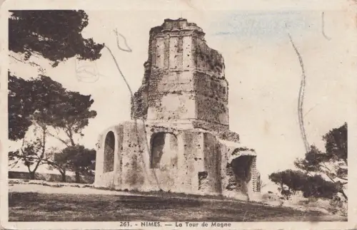 BF11415 nimes la tour de magne france front/back image