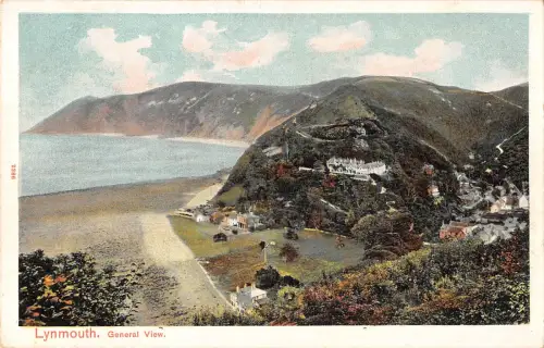 uk27131 general view lynmouth uk