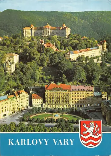 B109116 Tschechisches R. Karlsbad Kaiserliches Sanatorium Gesamtansicht