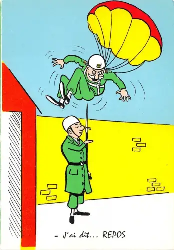 B57919 J`Aidit Repos Karikaturen Karikatur