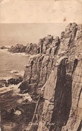 uk2551 lands end point real photo uk