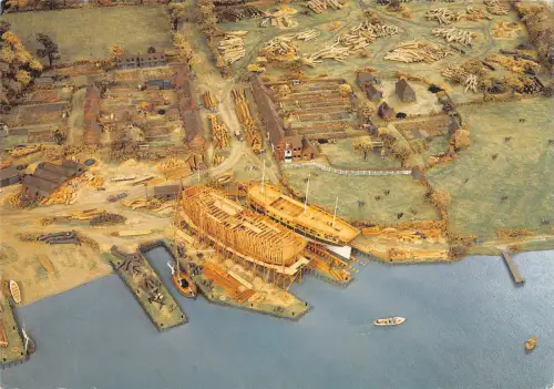 uk1870 maritime museum buckeler's hard hampshire ship real photo uk