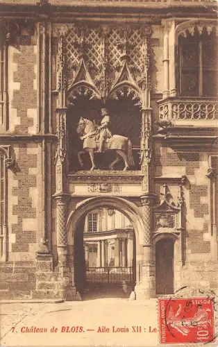 BF4834 chateau aile louis blois france