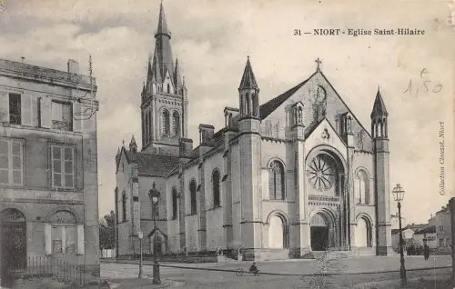 BF4197 niort eglise saint hilaire france