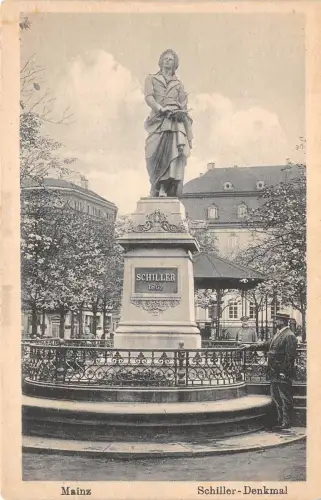 BR42293 mainz schiller Denkmal germany